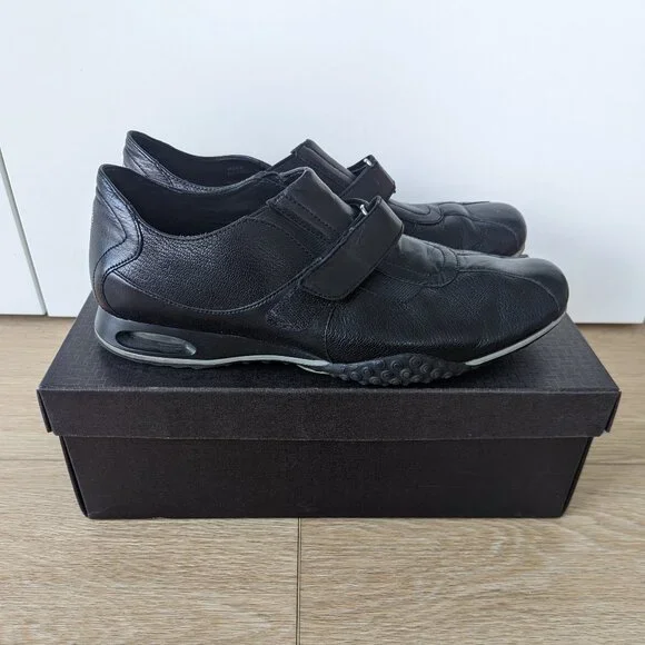 Cole Haan Air Estadio Strap II Leather Shoes – Black, Men's 9 - Picture 6 of 14